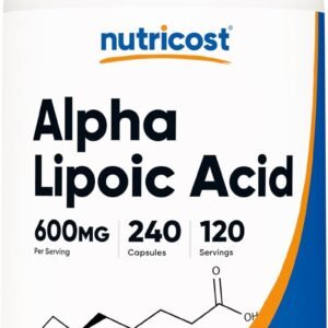 Nutricost Alpha Lipoic Acid 600mg, 240 Capsules