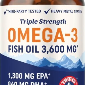 Triple Strength Omega 3 Fish Oil 3600 mg