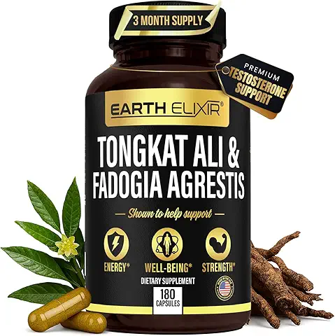 Earth Elixir Fadogia Agrestis & Tongkat Ali Supplement