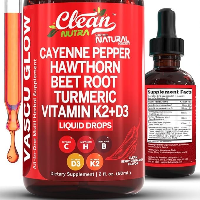 Clean Nutra Cayenne Pepper Drops Supplement Liquid
