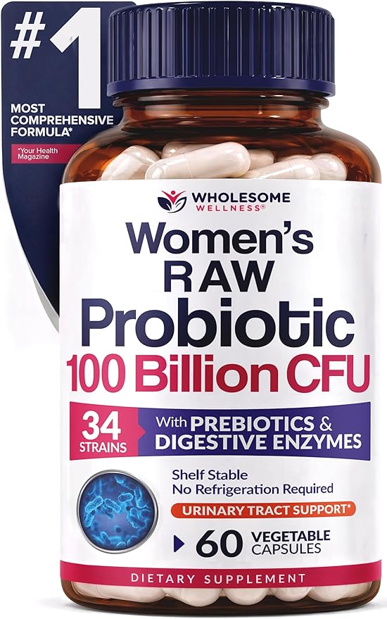 Wholesome Wellness Raw Probiotics for Women 100 Billion CFUs: A Complete Review