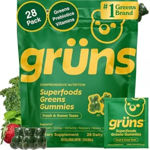 Gruns Adult Super Greens Multivitamin Gummies