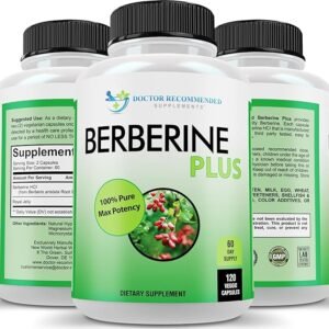 Doctor Recommended Supplements Berberine Plus 1200mg with Royal Jelly