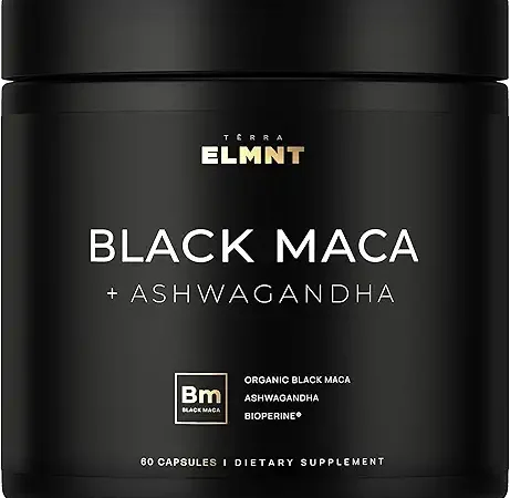 40x Strength Organic Black Maca Root with Ashwagandha: The Ultimate Energy & Hormone Combo
