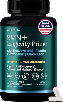 NMN Supplement (5-in-1) NAD+ Booster with Resveratrol