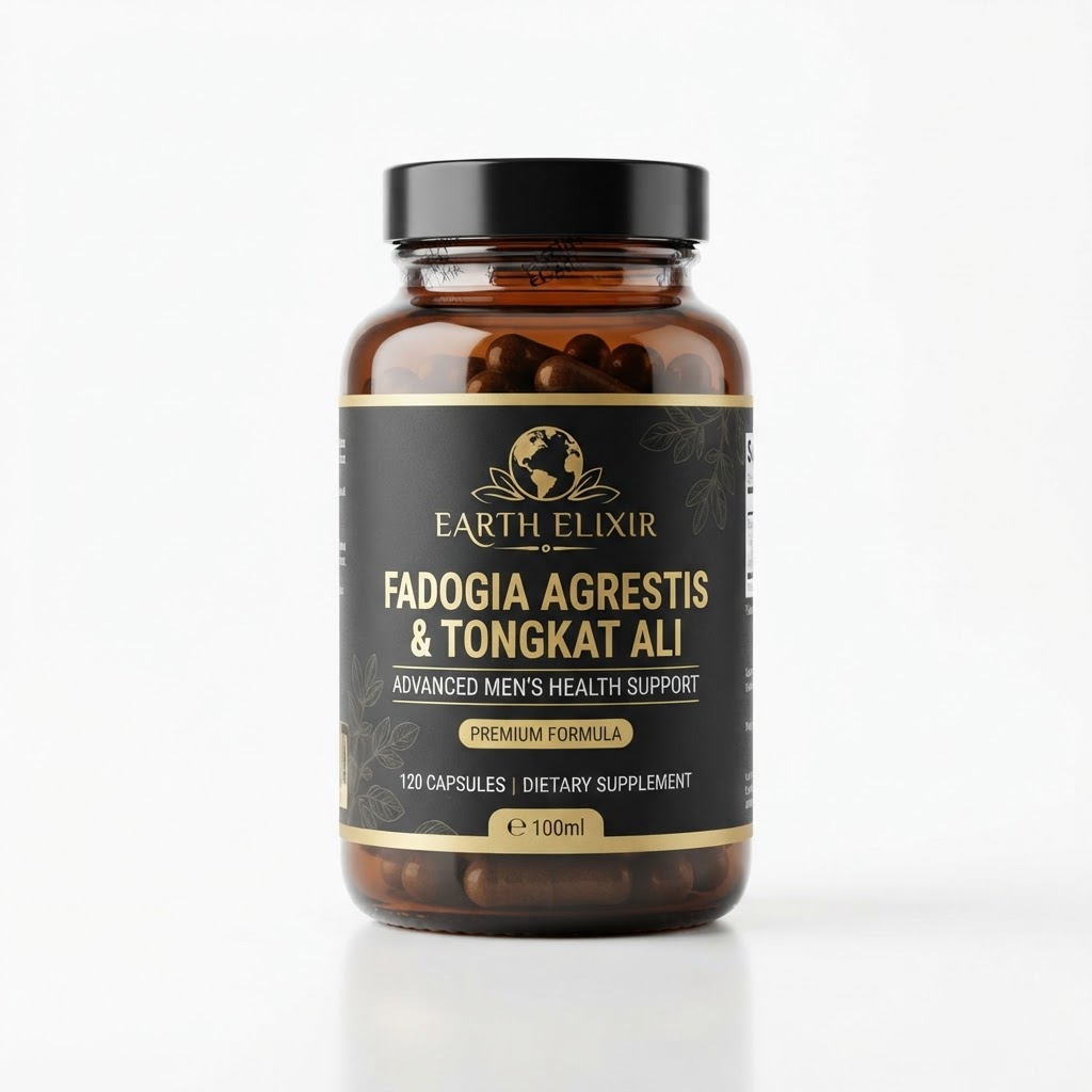 Earth Elixir Fadogia Agrestis & Tongkat Ali: Natural Testosterone Support That Works