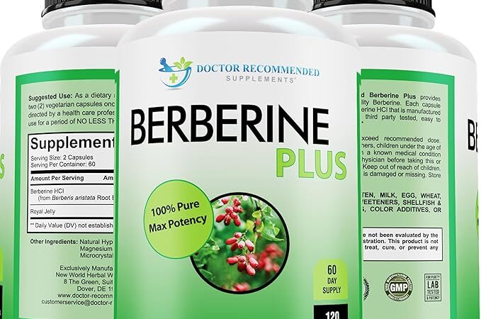 Doctor Recommended Berberine Plus with Royal Jelly 1200mg – Metabolic Health & Blood Sugar Support