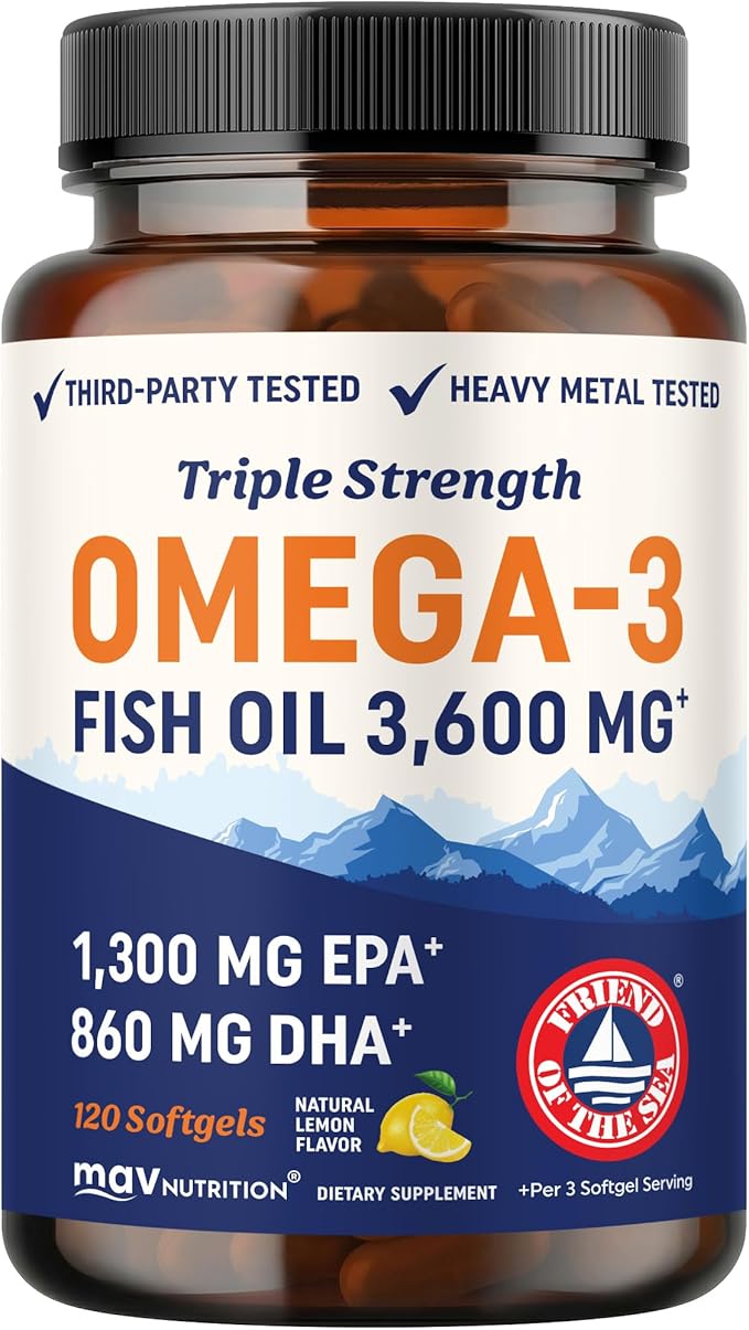 Triple Strength Omega 3 Fish Oil
