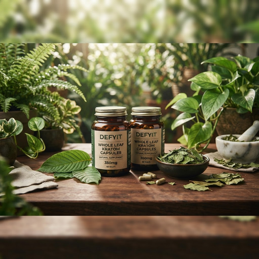 DefyIt — Whole Leaf Kratom Supplements